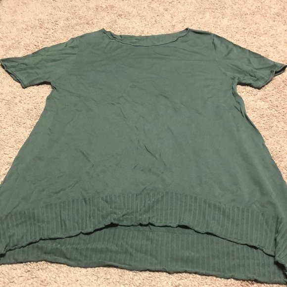 Tops - Green Blouse Tops - Green Blouse